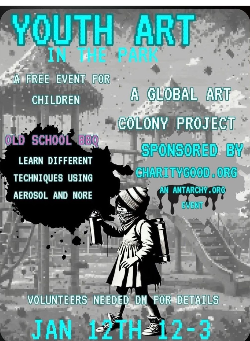 Youth Art in the Park, Florida — a free art event for children, sponsored by Charity Good.