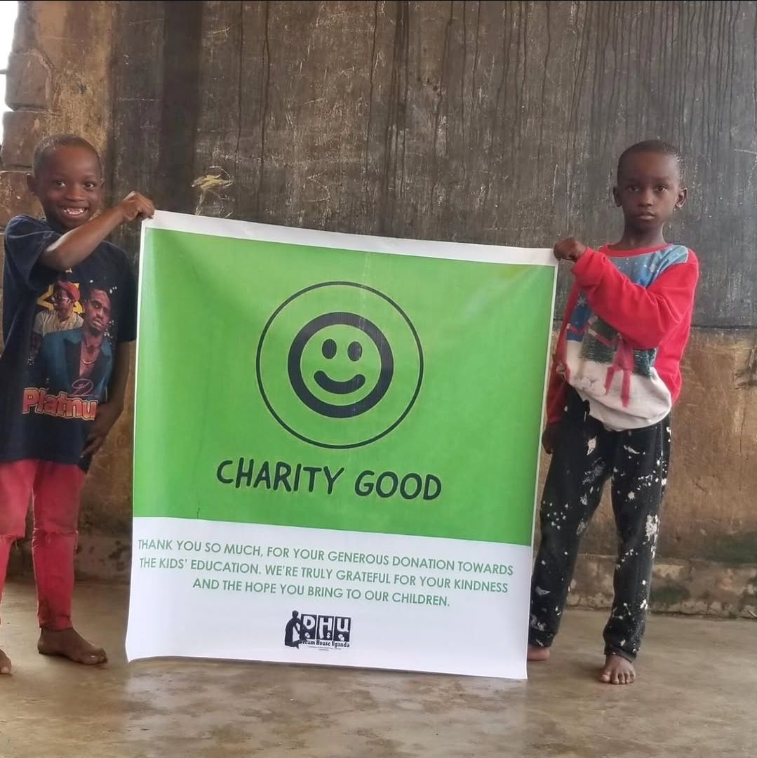 A thank-you from children supported by the education fund.