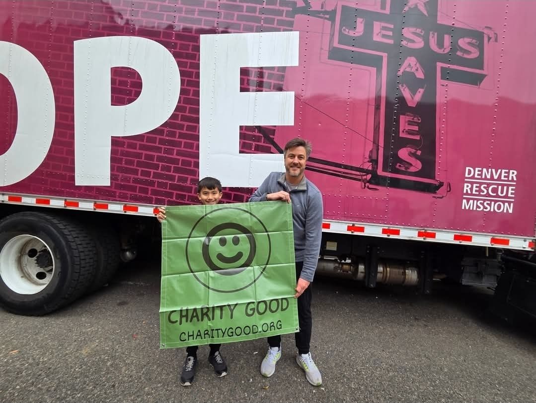 Charity Good delivering supplies to the Denver Rescue Mission