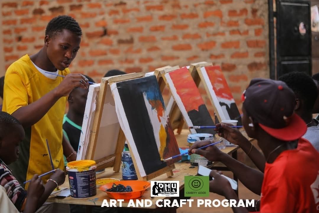 The Art and Craft Program in Uganda, run with Dream House Uganda Foundation.