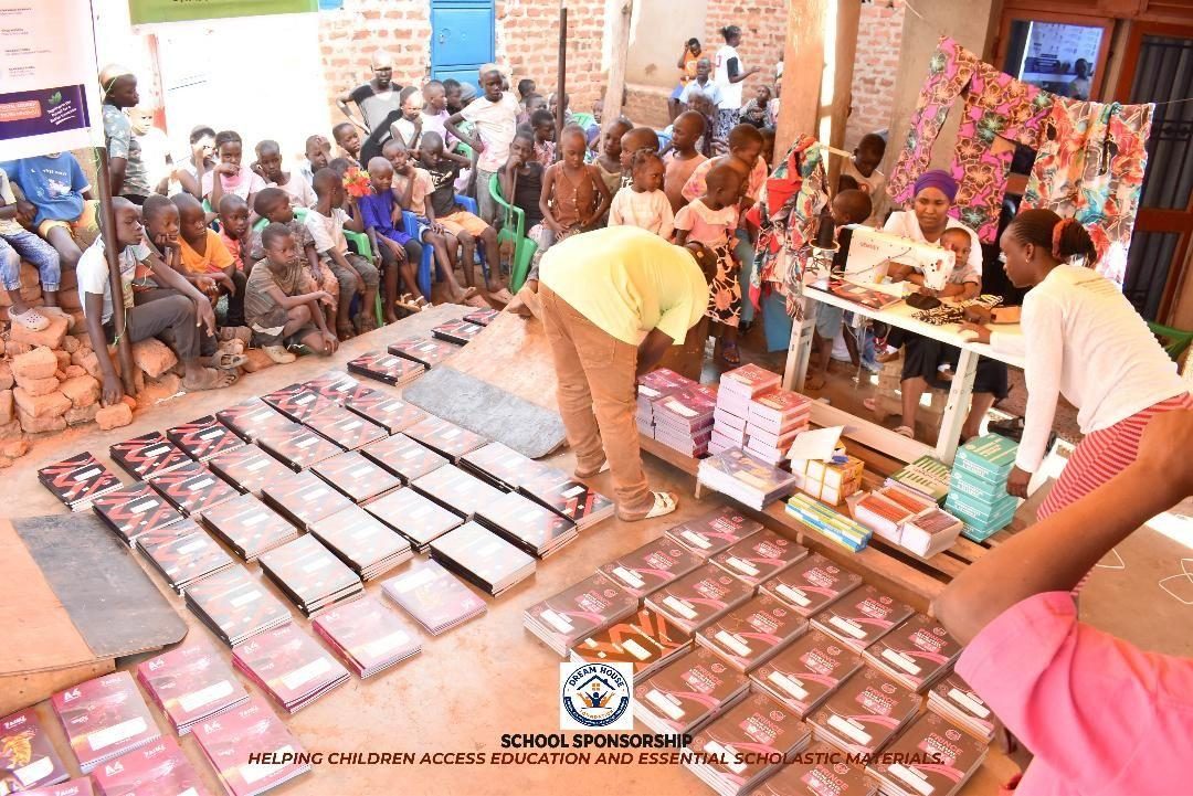 Every set counted out before the handout — Charity Good covered the full back-to-school needs for 2026.